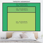 Wall Tapestry Beige And Green With Football Field Design And Text Here For The Benito Bowl Featuring Cartoon Character