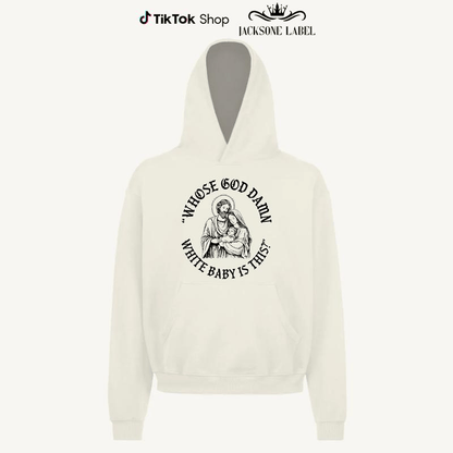 Whose God Damn White Baby Is This T-Shirt Sweatshirt Hoodie, Whose White Baby Is This Tee, Funny Meme Jesus Shirt, Funny Christ Sweatshirt, Funny Chritsmas Shirt, Jesus Homor Unisex Cotton Graphic Tee