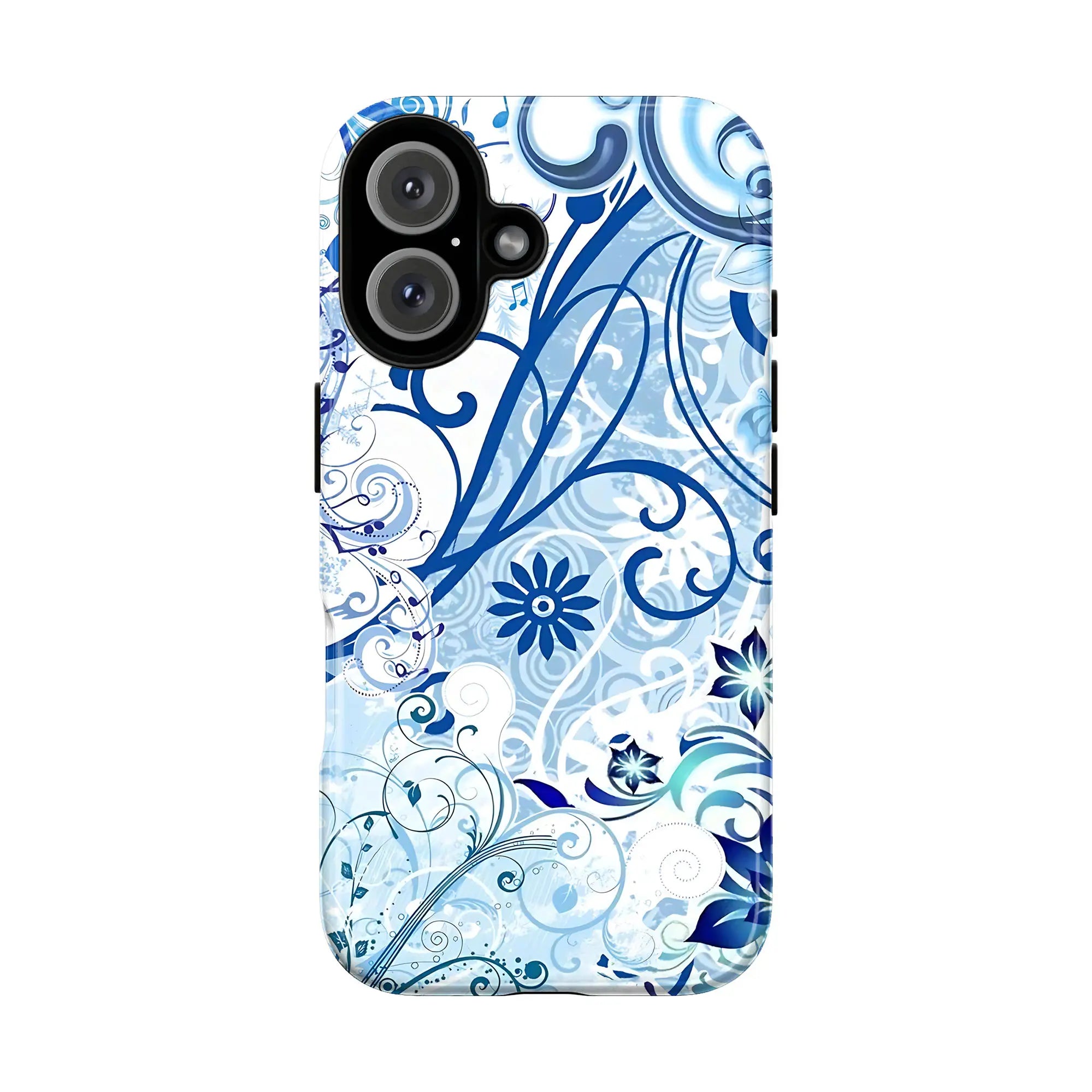 Vintage Floral Art Phone Case Colorful Flower Pattern Protective Cover for iPhone Samsung Men Women Gift