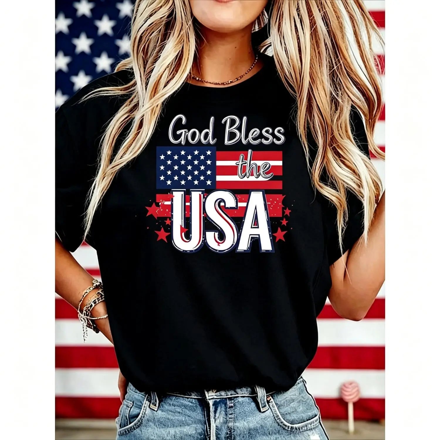 God Bless America T-Shirt Sweatshirt Hoodie | USA 250th Anniversary Patriotic Tee