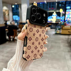 Luxury And Understated Floral Pattern Case Made of TPU and leather the touch is as delicate and skin friendly as velvet suitable for Apple 17 16 15 14 13 12 11 Pro Max Plus X XS MAX