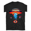 100% Cotton Boston Band T-Shirt Poster Shirt Spaceship Rock Band T-Shirt Men'S Black Golf Gift T-Shirt For Men And Women