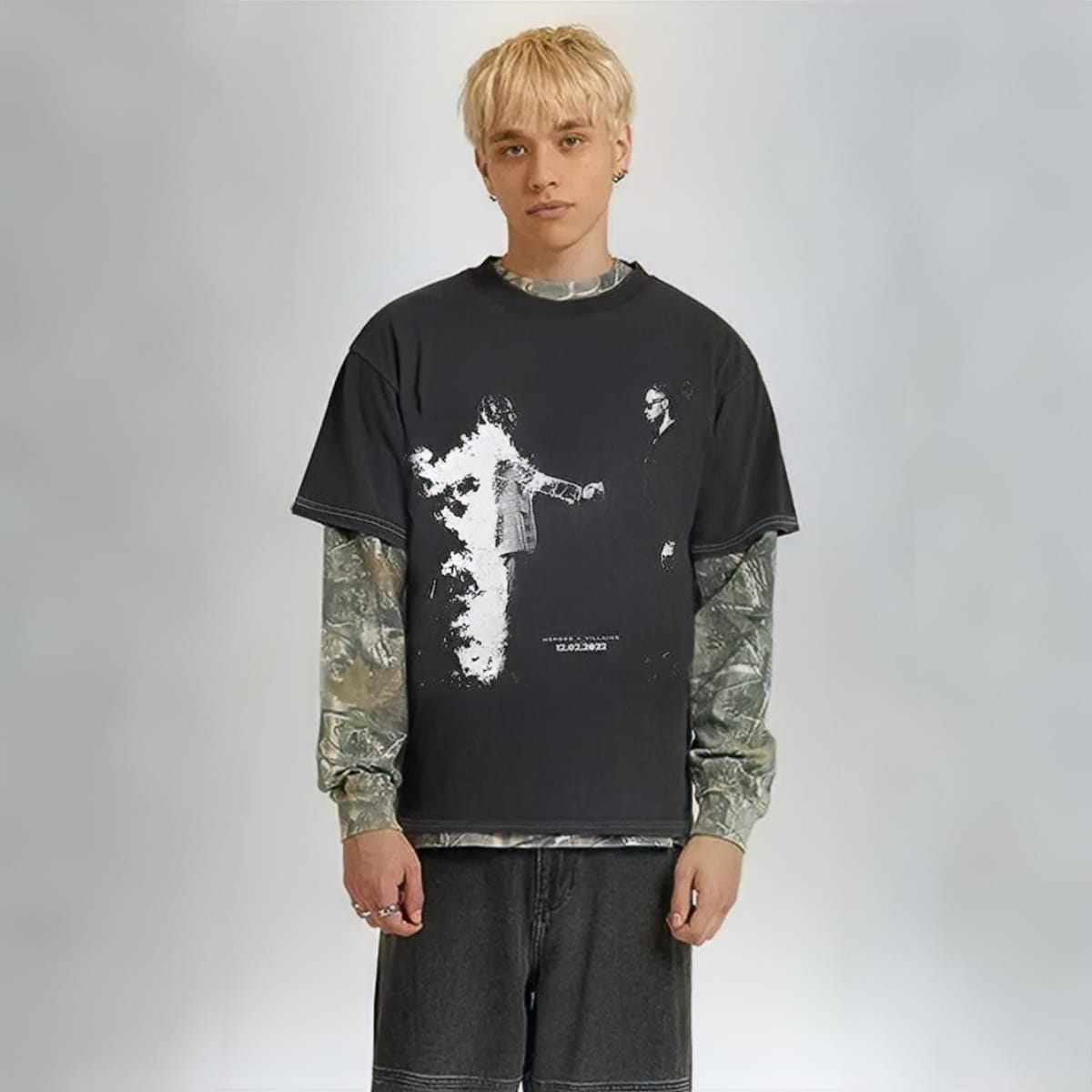 Vintage Hip-Hop Graphic T-Shirt