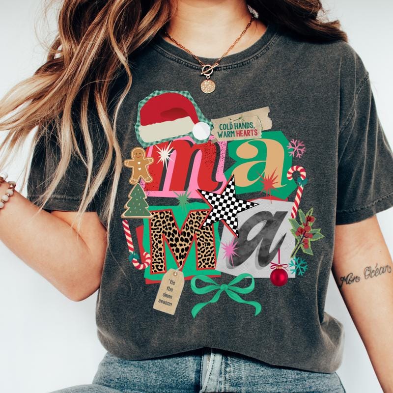 Preppy Girl Collage Y2K Shirt, Comfort Colors Shirt, Retro Coquette Positivity Tee, Trendy, Ransom Letter Typography, Christian Faith Tshirt