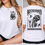 “Motherhood: Sometimes I Rock It, Sometimes It Rocks Me” Mom Tee – Funny Mother’s Day Gift