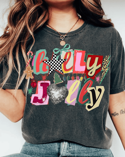 Preppy Girl Collage Y2K Shirt, Comfort Colors Shirt, Retro Coquette Positivity Tee, Trendy, Ransom Letter Typography, Christian Faith Tshirt