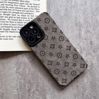 Luxury And Understated Floral Pattern Case Made of TPU and leather the touch is as delicate and skin friendly as velvet suitable for Apple 17 16 15 14 13 12 11 Pro Max Plus X XS MAX