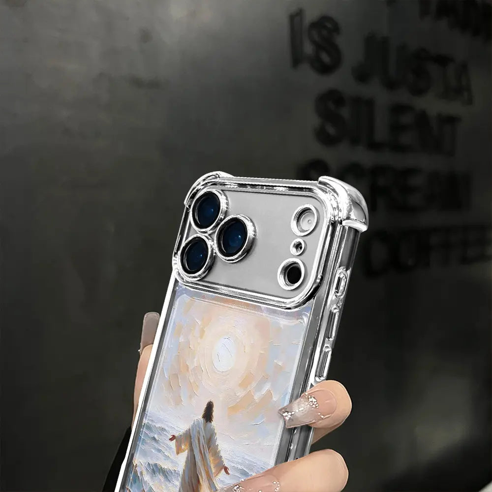 "God's Plan" Jesus Walking on Water Phone Case - Shockproof Camera Protection Cover
