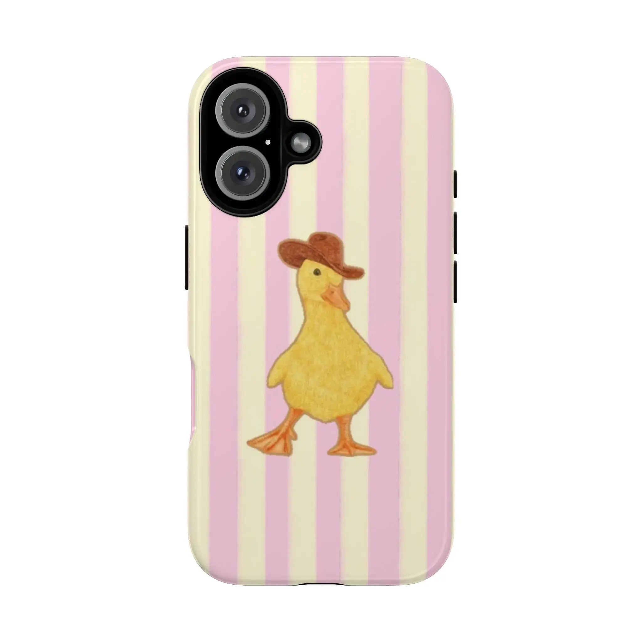 “Cowboy Duck” Aesthetic iPhone Case | Cute Western Duck Phone Cover