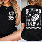 “Motherhood: Sometimes I Rock It, Sometimes It Rocks Me” Mom Tee – Funny Mother’s Day Gift
