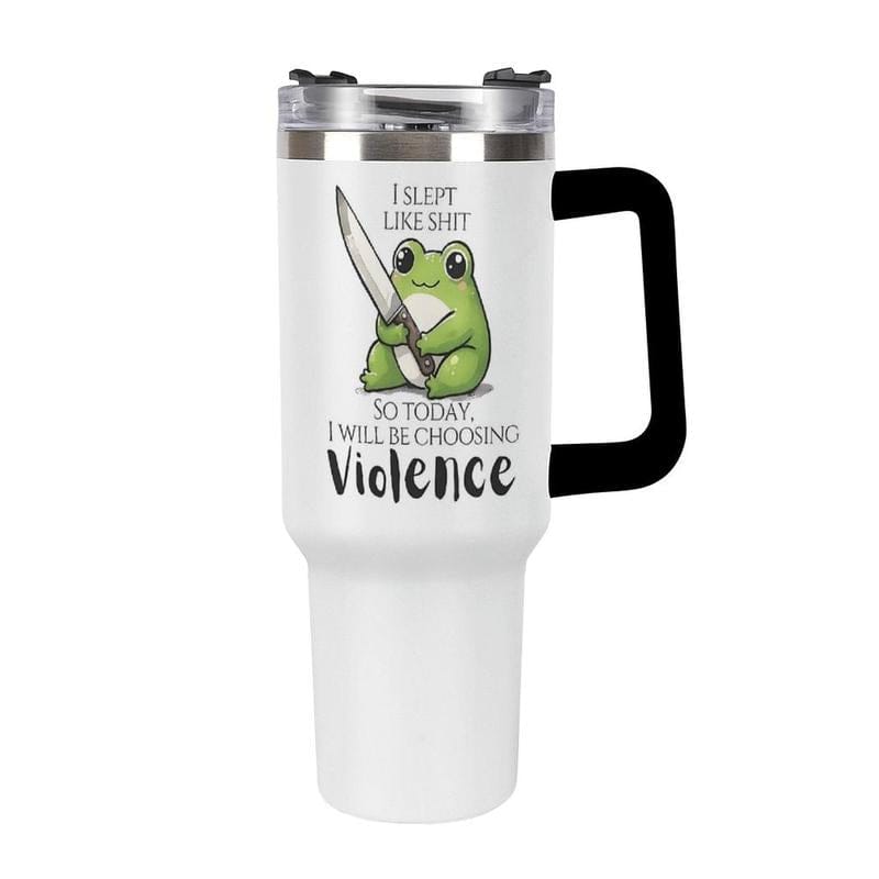 Kawaii Rude Frog Insulated Tumbler 20oz/40oz
