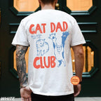 Cat Dad Shirt, Cat Dad Tee, Comfort Colors Cat Dad Club TShirt, Back Design Tee Funny Cat Shirt, Cat Lover, New Cat Dad Shirt, Pet Parent