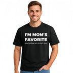 Lustiges T-Shirt „Mamas Lieblingssohn/Tochter – Ich bin Mamas Lieblingssohn/Tochter“ – Golfgeschenk für Männer und Frauen, Sommerkleidung 