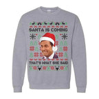 Michael Scott That's What She Said Christmas T-Shirt, The Office Funny Xmas Sweatshirt, Ugly Holiday Hoodie, Gift for Men &