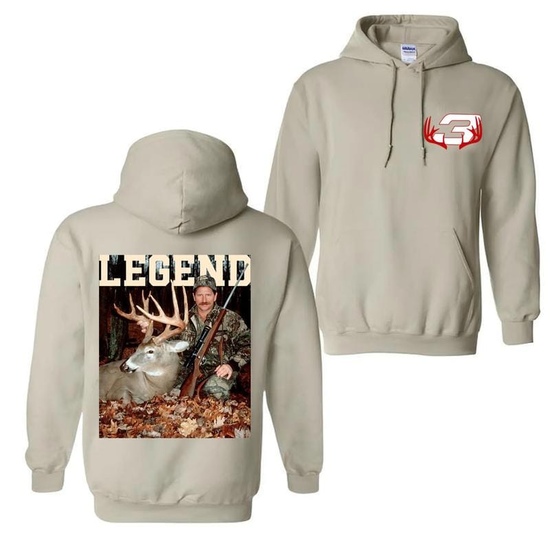 Dale Earnhardt With Deer Hoodie, Vintage Hunting Season Shirt, Unisex Graphic Menswear Top For Racing & Hunting Fan Tshirt Streetwear