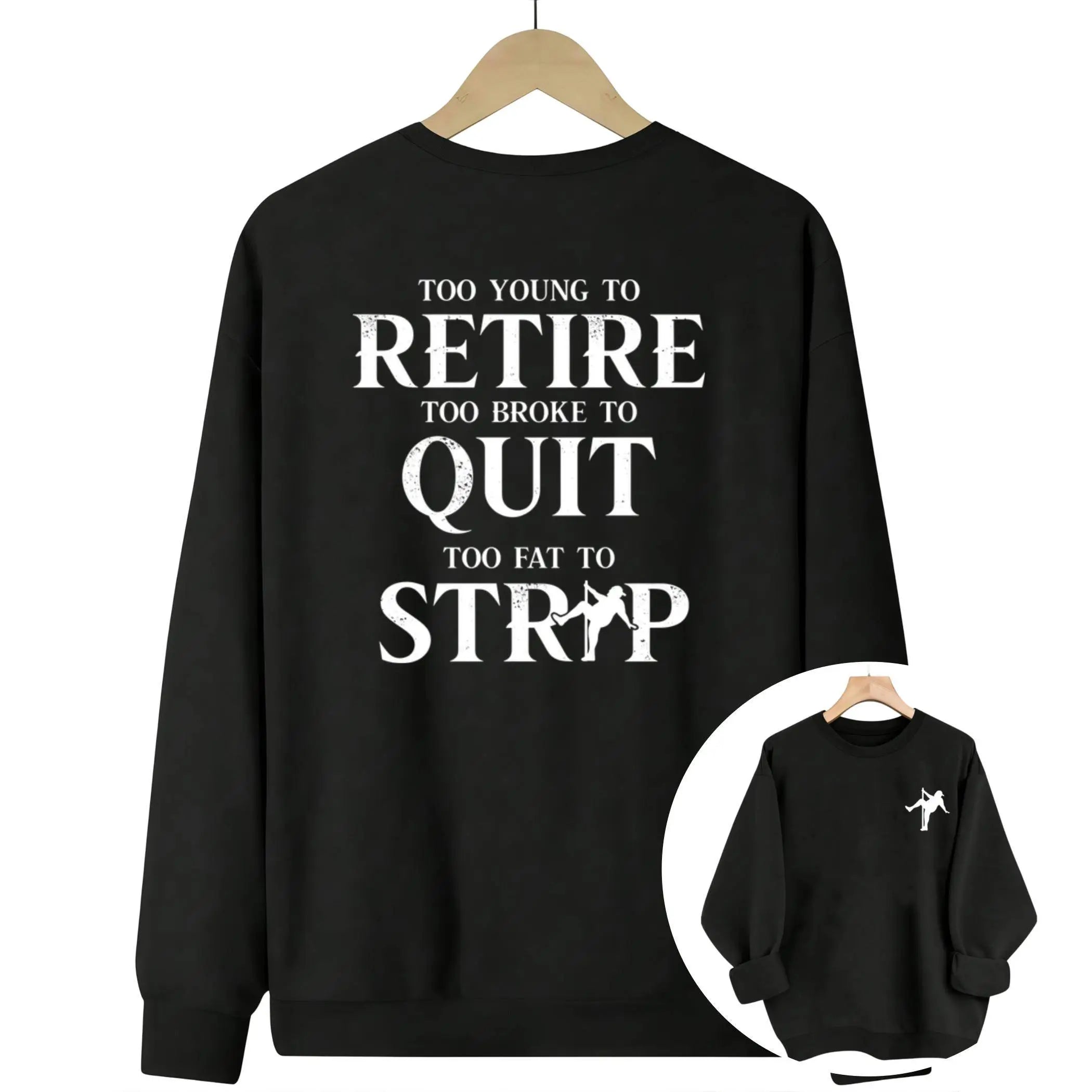 Too Broke To Quit Printed Tee for Men – Short Sleeve Funny Cotton T-Shirt
