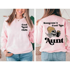 Jemand ist eine coole Tante – Vorder- und Rückseite-Shirt 