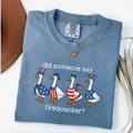 Comfort Colors Firequacker Goose Shirt, Funny 4th of July Tee, Patriotic American Flag Shirt, Cotton Tee - Printfamily