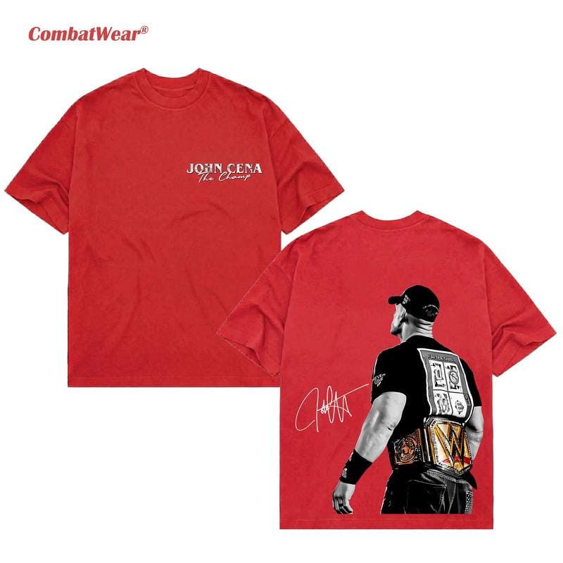 JOHN CENA THE CHAMP 2025 TEE, WWE Fans Shirt, John Cena WWE Tee, Unisex Graphic For WWE Fans, WWE Tee, Menswear Cotton Crewneck Clothes Top