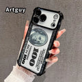 Numbers and Patterns Pattern Four Corner Anti-Fall Phone Case Transparent Electroplated Protective Cover for iPhone 17 Pro Max Air 16 15 Plus 14 13 12 11 E