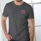 LOU SASSOL PLUMBING Unisex Cotton T-Shirt We Go In Dry And Leave Wet Funny Design for Plumbing Enthusiasts Comfortable Cotton Playful Design Ideal for Everyday Wear