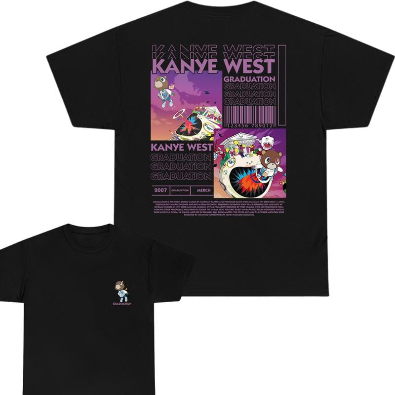 Kanyeee 2 Seiten Abschluss T-Shirt Sweatshirt Hoodie 
