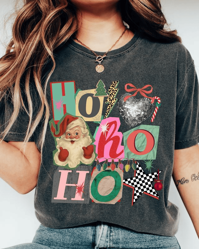 Preppy Girl Collage Y2K Shirt, Comfort Colors Shirt, Retro Coquette Positivity Tee, Trendy, Ransom Letter Typography, Christian Faith Tshirt