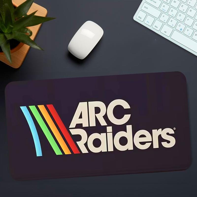 Arc Raiders Gaming-Schreibtischunterlage, Mauspad im Helm-Design, rutschfestes, verdicktes, großes Mauspad mit festem Rand, ideal zum Schreiben, für Büro, Studenten und Gaming