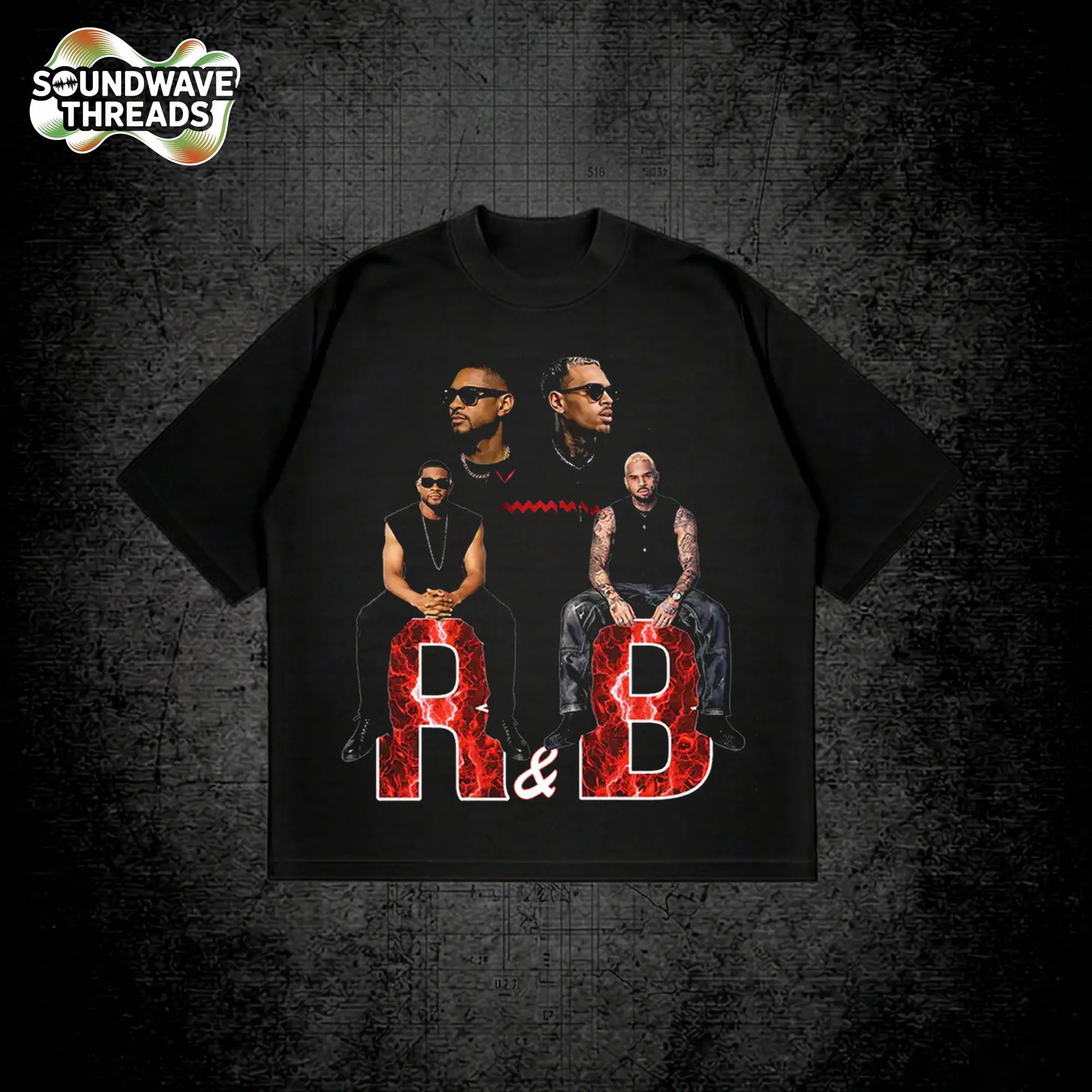 The R&B Tour 2026 : Raymond & Brown V2 Premium Cotton T-Shirt| Vintage Urban Streetwear