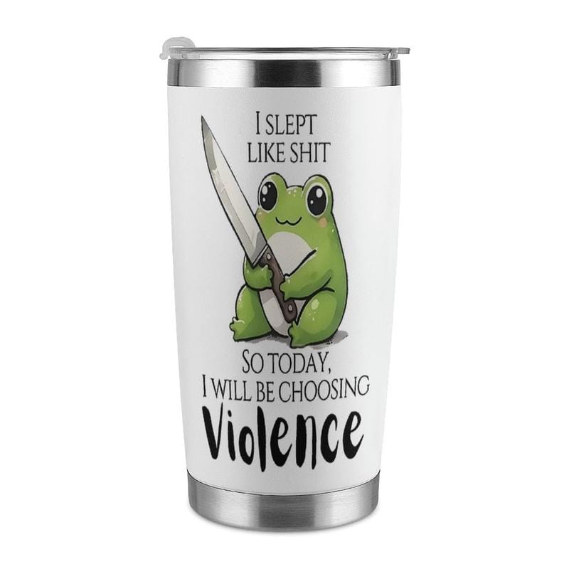 Kawaii Rude Frog Insulated Tumbler 20oz/40oz