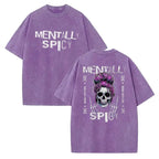 Fiery Soul" Skull — Satirical Dark Humor T-Shirt
