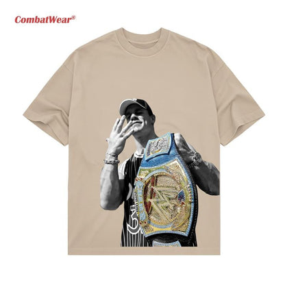 JOHN CENA "SPINNER BELT SENIOR RAPPER" TEE, Wrestling Tee, Wrestling Graphic Tee, Wrestler Shirt, Sports Shirt, Vintage Wresting Shirt, Wrestling Gift