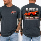Just A Good Ol’ Boy” General Lee 01 T-shirt, Dukes of Hazzard 1979 Retro Shirt, Perfect 2 sided Tee For Classic TV Lovers, Old School Style, Gift For Him