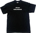 Comfort ColorsI I love my girlfriend t-shirt, Gift For Him, Gift For Her, I love Shirt, I heart shirt, Menswear Crewneck Classic Tee Casual Collar