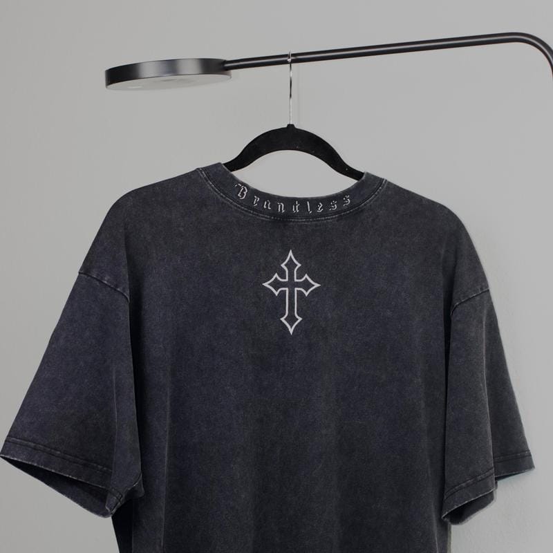 Brandless JJBA Jesus Acid Wash Pump Cover