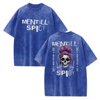 Fiery Soul" Skull — Satirical Dark Humor T-Shirt