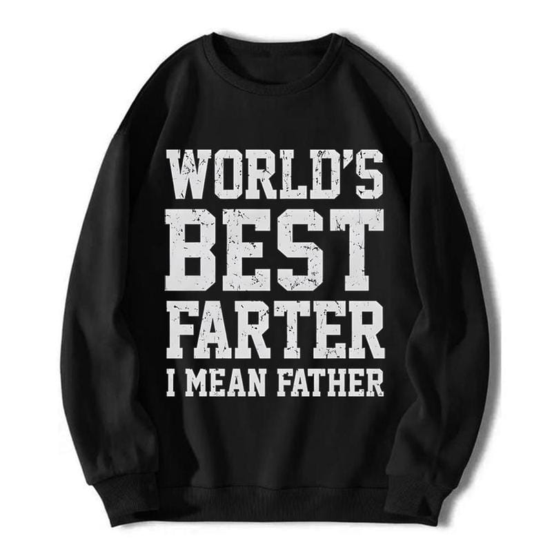 World Best Farter I Mean Father Shirt Gifts for dad  Funny t-Shirt for Men, Shortsleeve, Seamless