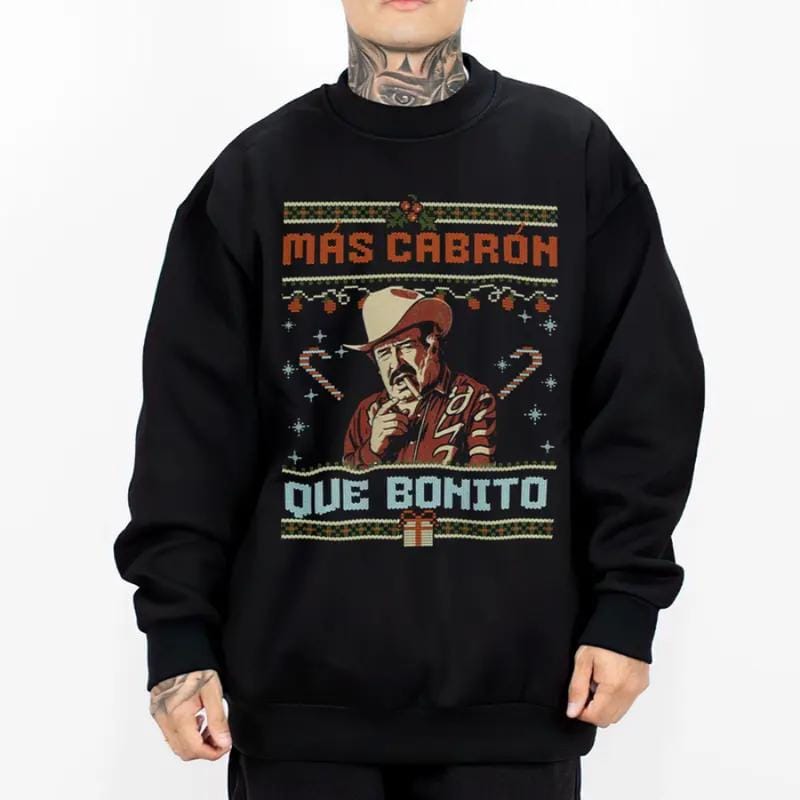 Paulino Funny Shirt for Men Retro Mexican Meme Sweater Warm Casual Winter Pullover Gift for Latin Fans Cozy Holiday Outfit Full Colors Unisex Fashion Top
