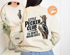 Little Pecker Club Hoody, Lil Gents Making Dents Sweatshirt, Offensive Men Sweatshirt, Funny Quote Hoody, Funny Men Gift, Rude Humor Hoody