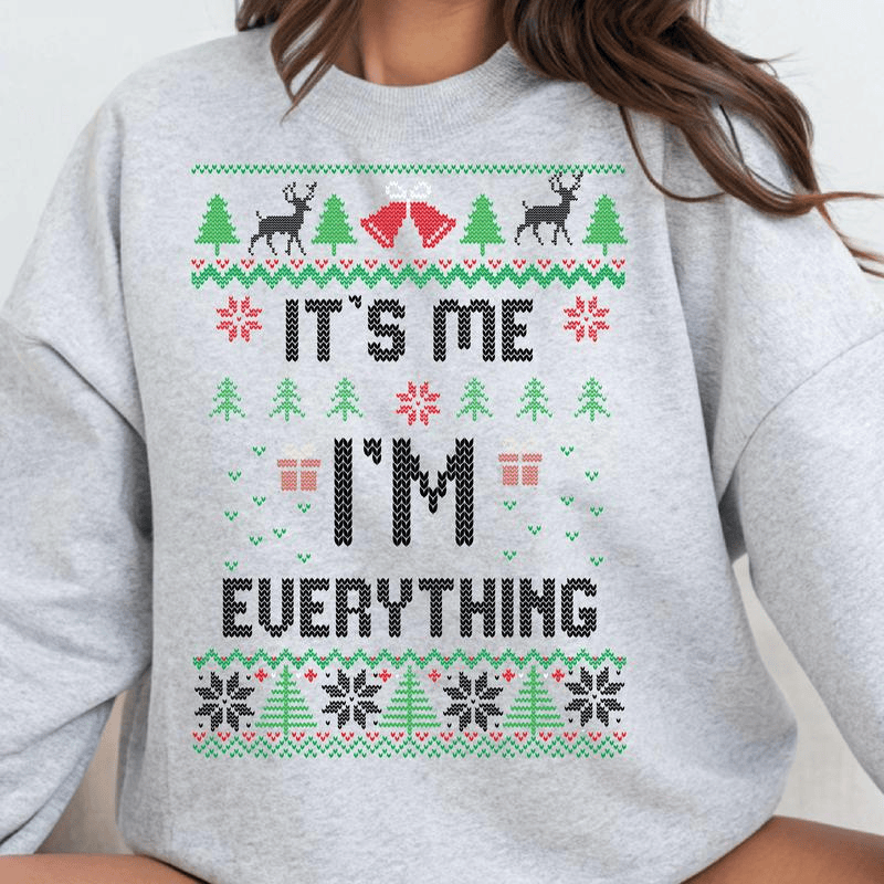 Christmas Party Couple Sweatshirt, I Have Everything I Want For Christmas Sweatshirt , Everything Sweatshirt, Couple Matching Sweatshirt, Christmas Trip