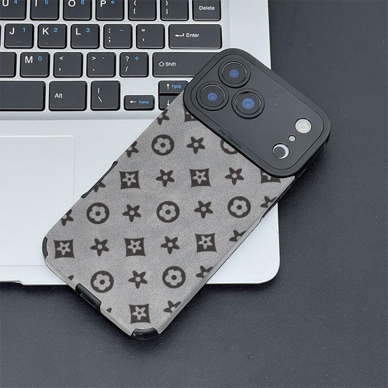 Luxury And Understated Floral Pattern Case Made of TPU and leather the touch is as delicate and skin friendly as velvet suitable for Apple 17 16 15 14 13 12 11 Pro Max Plus X XS MAX