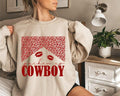 Western Valentine Cowboy Sweatshirt, Retro Shirt