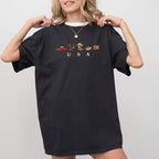 ChicCotton USA Icons Comfort Colors Shirt, American Flag T-shirt, 4th Of July Graphic Tee, Country Clothing, Western Outfits, Independence Day Shirt