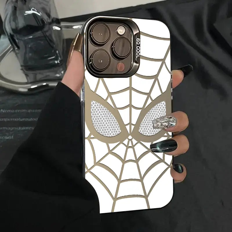 Classic Cool Grid Pattern IMD Laser Phone Case, Military Grade Anti Drop, Suitable for iPhone 17 Air 16 Pro Max 15 14 Plus 13 12 11  Plus XR XS  Phone Cases - ZQ144