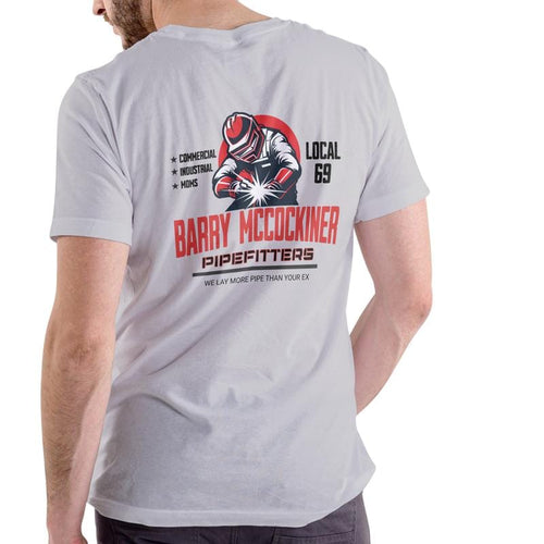 BARRY MCCOCKINER PIPEFITTERS LOCAL 69 Funny T Shirt, Unisex Cotton