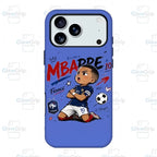 Cute Q-Version Cartoon Football Star MagSafe Case – Graffiti Soccer Athlete Cover for iPhone 17 Pro Max