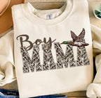 Camo Boy Mama Sweatshirt T-Shirt, Boy Mama Duck Hunting Shirt, Duck Camo Shirt, Camo Mama Hoodie, Old School Camo Shirt, Hunting Season Gift For Her