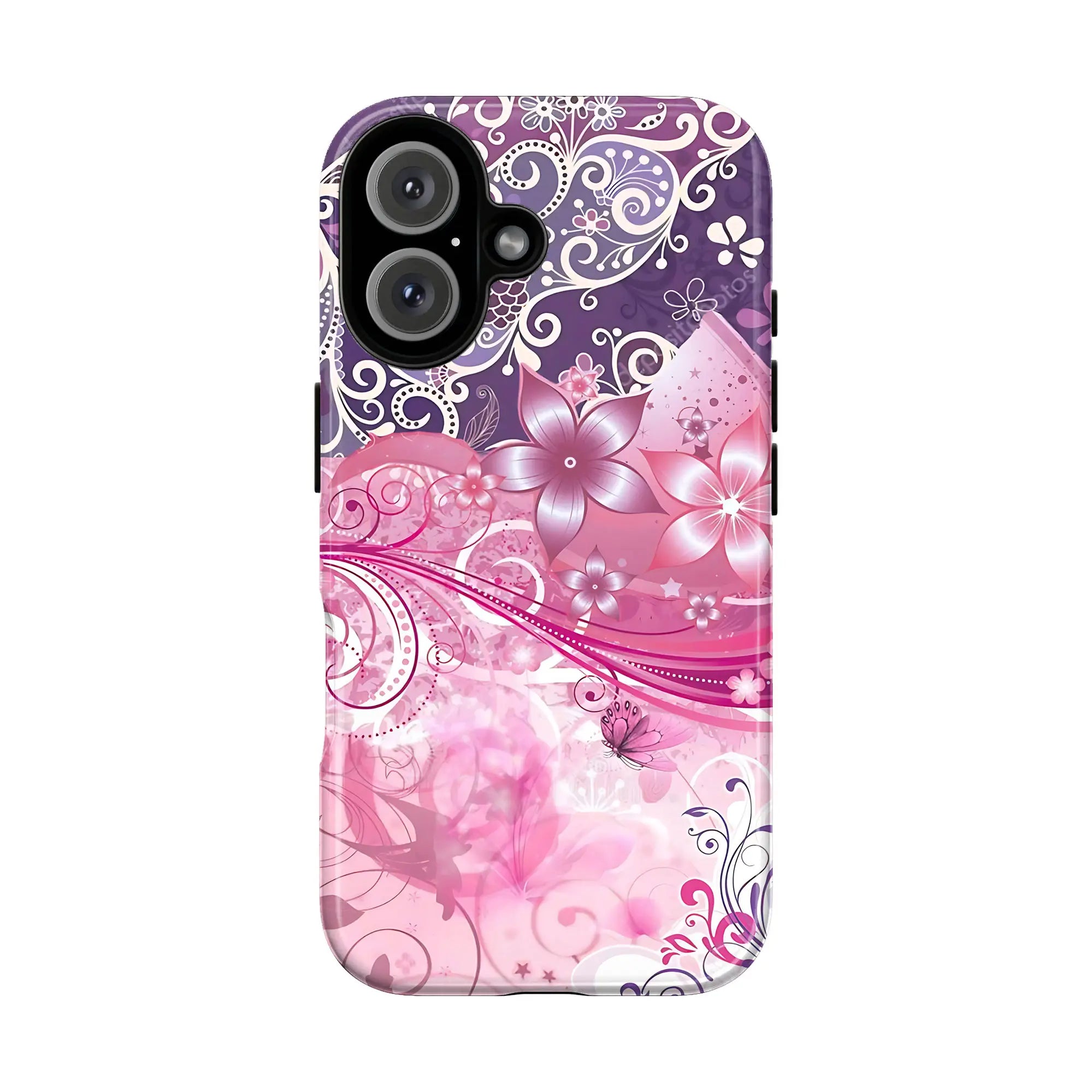 Vintage Floral Art Phone Case Colorful Flower Pattern Protective Cover for iPhone Samsung Men Women Gift