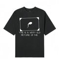 Men's Round Neck Short-Sleeve T-Shirt - Breathable Menswear Tee, Unisex Casual Streetwear Top with Funny Reproductive Cell Graphic & 'Very Old Picture of Me' Slogan for Summer Vibes, Outdoor Fun