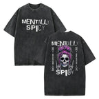 Fiery Soul" Skull — Satirical Dark Humor T-Shirt